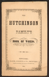 The Hutchinson Family's Book of Words (SP-085642)