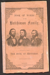Book of words of the Hutchinson Family (SP-086071)